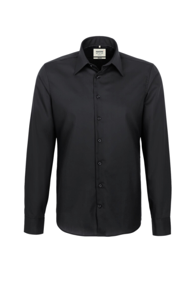 HAKRO Hemd Business Regular, schwarz, XS