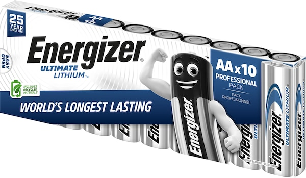 Energizer Ultimate Lithium (10 Stk., AA, 3000 mAh)