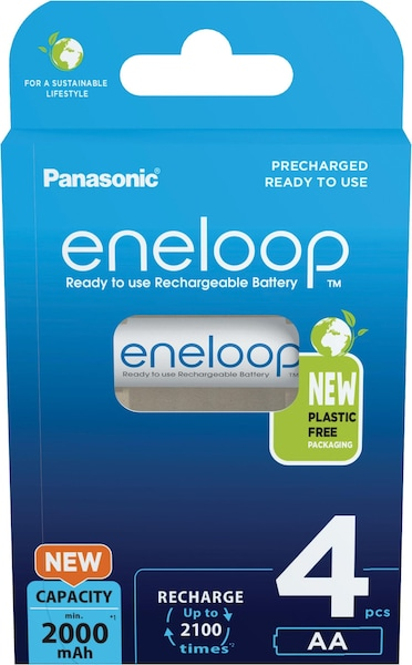 Panasonic Eneloop (4 Stk., AA, 2000 mAh)