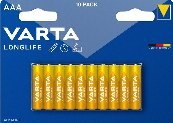 Varta Longlife Extra (10 Stk., AAA, 1200 mAh)