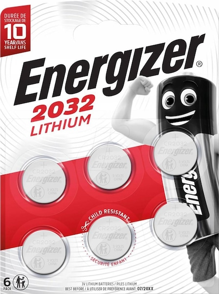 Energizer CR2032 (6 Stk., CR2032, 240 mAh)