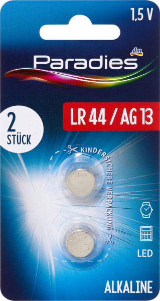 dm Paradies Batterien Knopfzelle LR44 (LR44)
