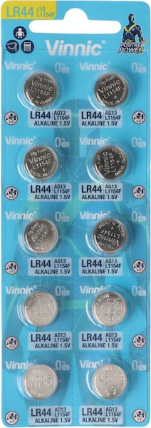 Vinnic Positive Power (10 Stk., LR44, 110 mAh)