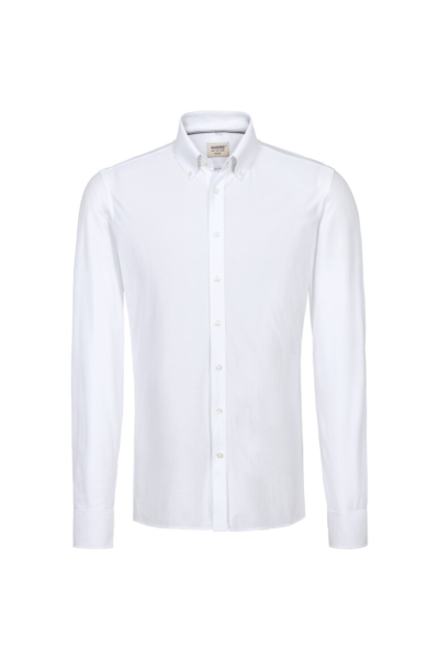 HAKRO Hemd Natural Stretch Regular, weiß, XS