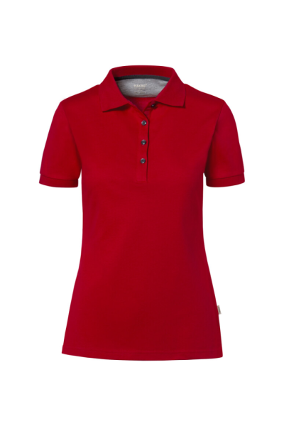 HAKRO COTTON TEC® Damen Poloshirt, rot, XS