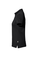 HAKRO COTTON TEC® Damen Poloshirt, schwarz, XS
