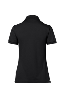 HAKRO COTTON TEC® Damen Poloshirt, schwarz, XS
