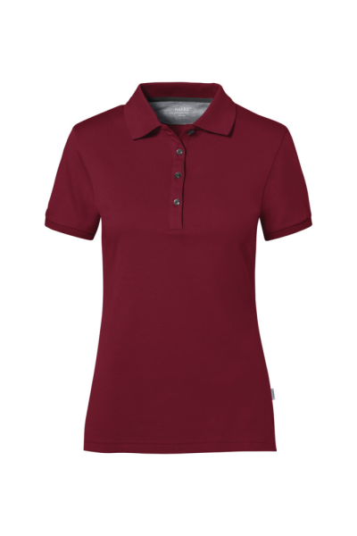 HAKRO COTTON TEC® Damen Poloshirt, weinrot, XS