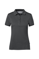 HAKRO COTTON TEC® Damen Poloshirt, anthrazit, XS