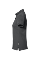HAKRO COTTON TEC® Damen Poloshirt, anthrazit, XS