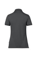 HAKRO COTTON TEC® Damen Poloshirt, anthrazit, XS